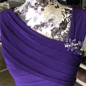 [MOVING SALE] pleated purple dress